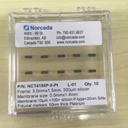 X-ray应用氮化硅窗口,外框3.5*1.5mm,窗口0.5*1.4mm,膜厚20nm ,Norcada