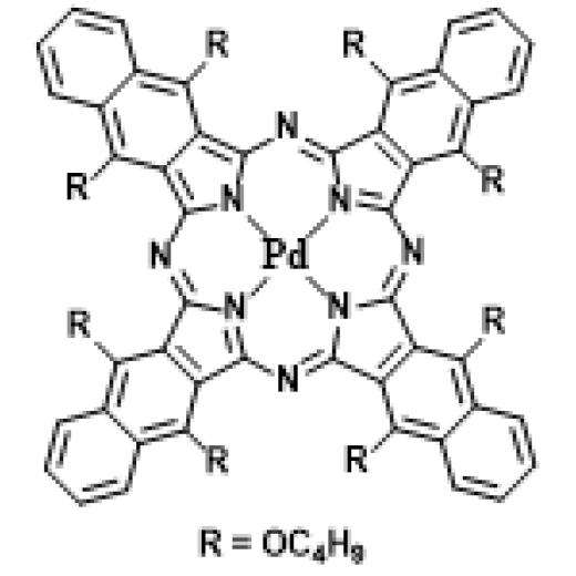 5,9,14,18,23,27,32,36-八丁氧基-2,3-萘酞菁钯 (II)